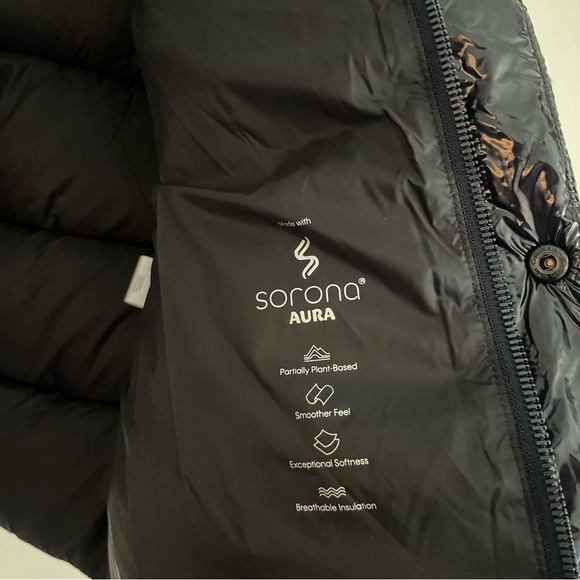 New Mens Calvin Klein Navy Quilted Water Resistant Puffer Jacket Sz L MSRP $225 - Picture 10 of 12